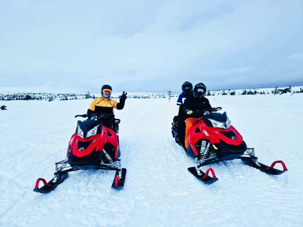 Bilder på skoterförare