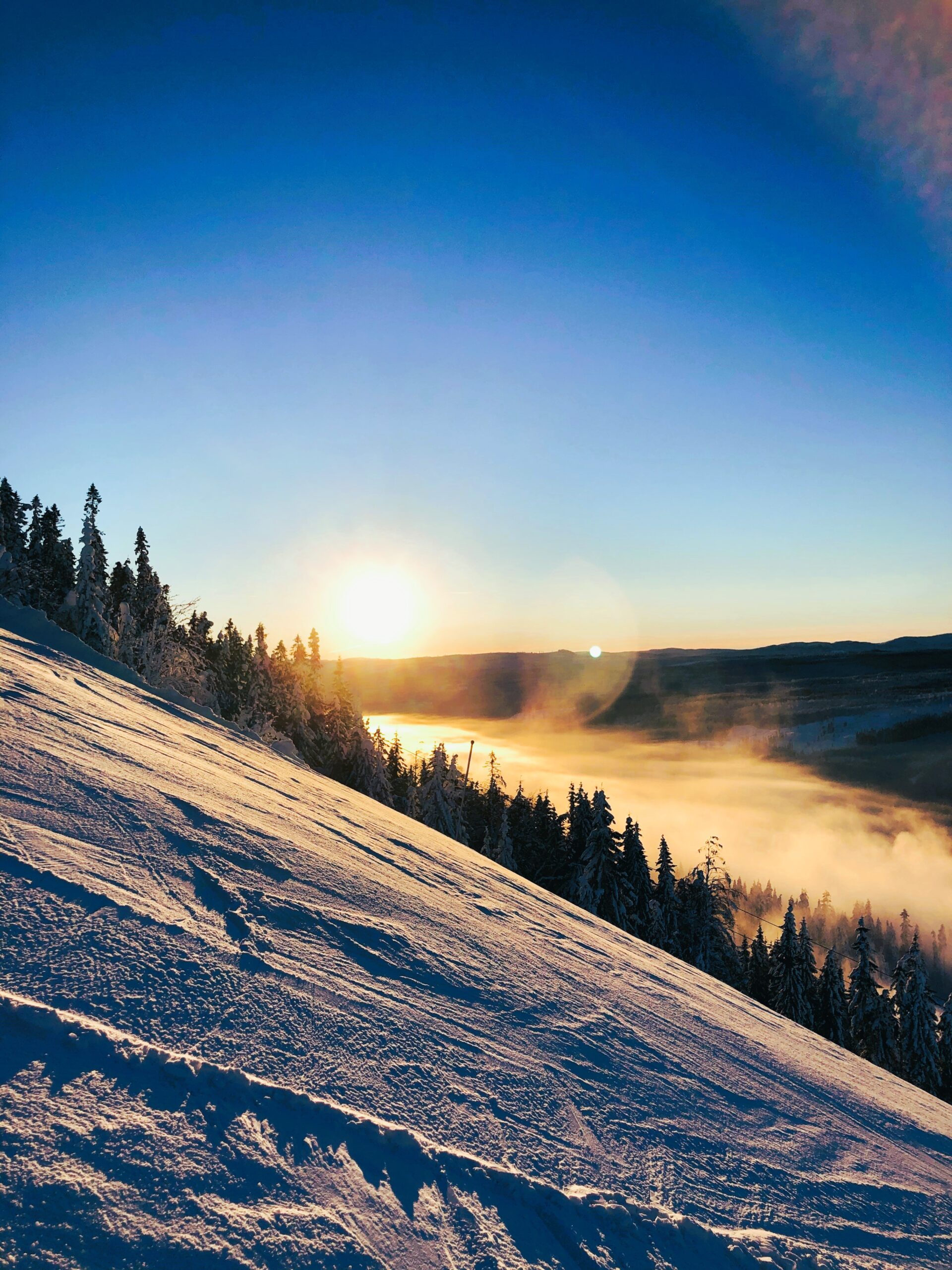 Solnedgång i Kläppen Backen